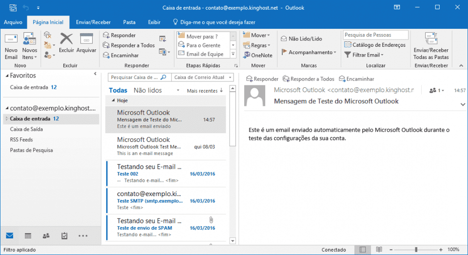 Outlook 2016 Como Configurar Sua Conta De E Mail Kinghost 7764