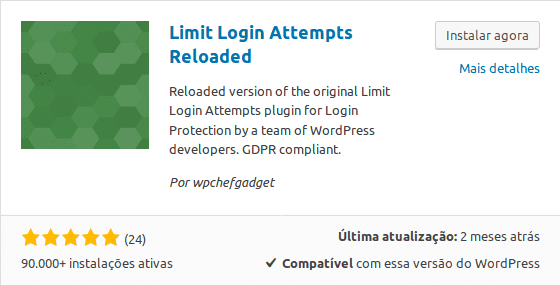 Proteger página de login do WordPress