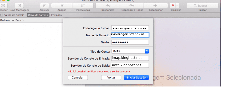 gmail settings for mac osx