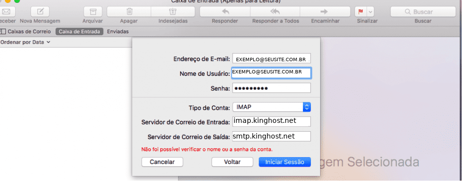 Como adicionar e configurar e-mail do Yahoo no Mac